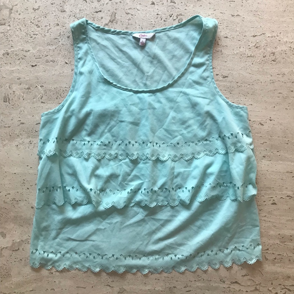 Blue Candies tank top